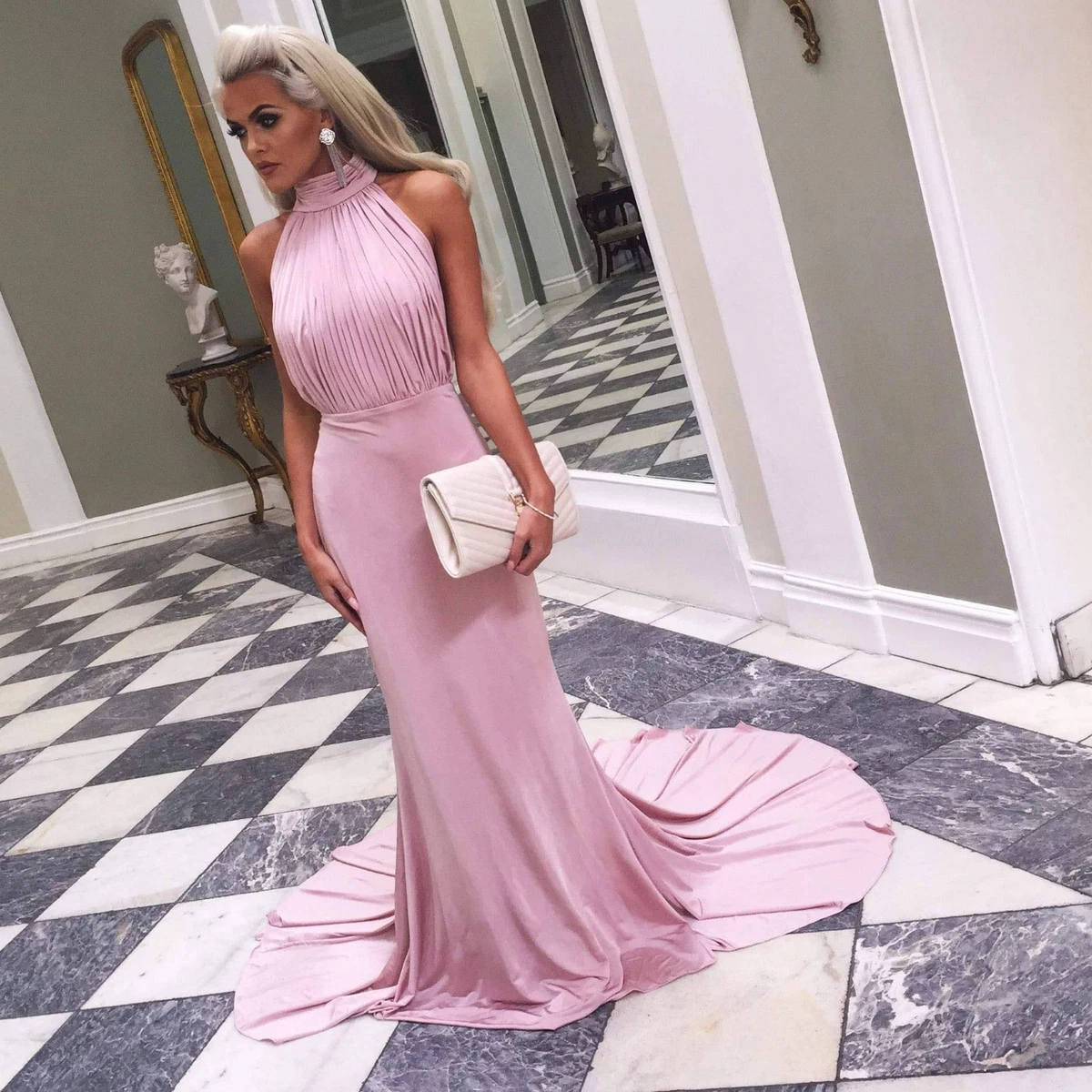 Dusty Pink Bridesmaid Dresses in Bridesmaids' & Formal Dresses for sale |  eBay UK