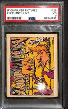 R108 Pulver Co., Pulver Pictures, 1930's, #128 Elephant Hunt, PSA 3 VG