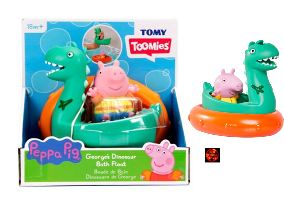 Peppa Pig Georges Dinosaur bath Float Toomies by Tomy - NEW