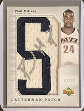 Paul Millsap Auto - 2006-07 Zpper Deck NBA Chronology - Jersey Patch /99 Rookie