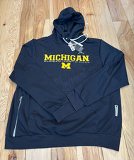 Nike Jordan Michigan Wolverines Sideline Dri-FIT Pullover Hoodie Men's XL