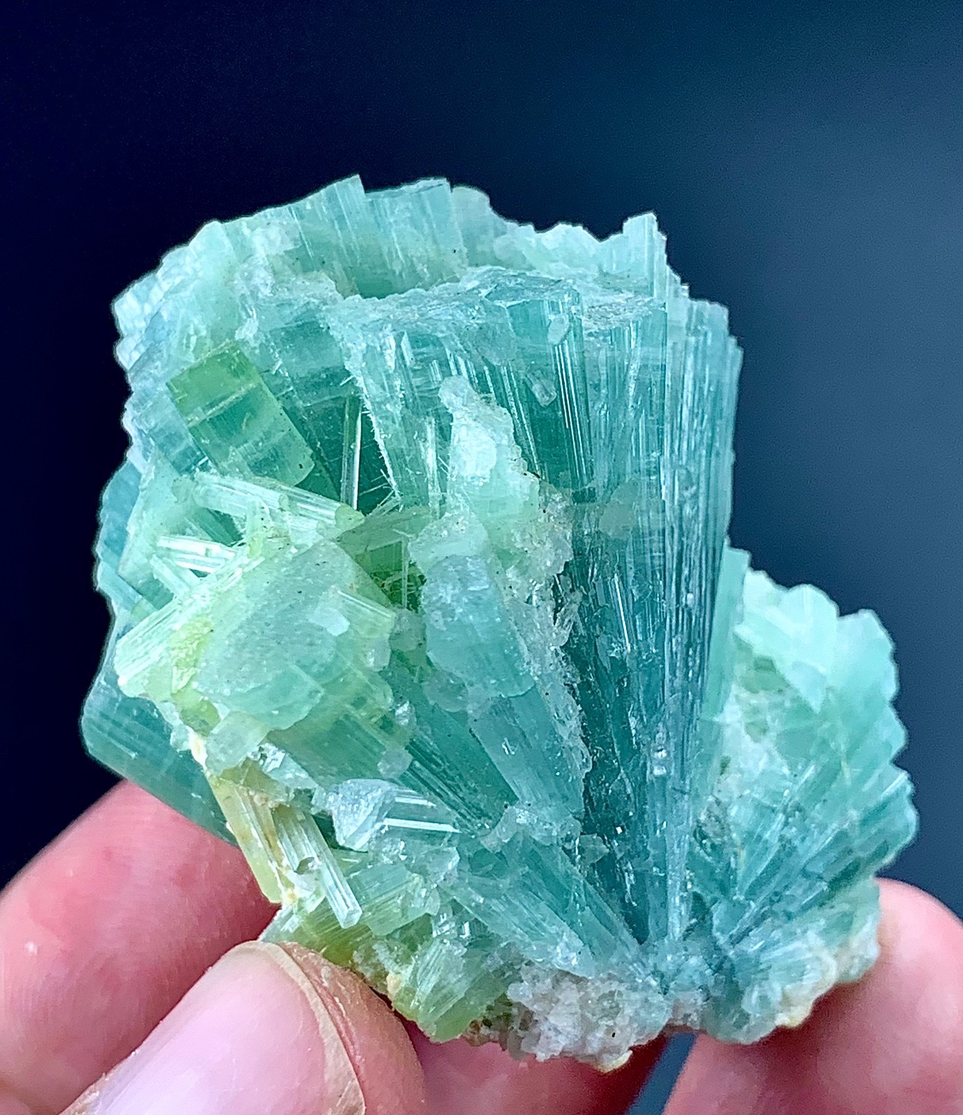 368 Carat Natural  Tourmaline Crystals Bunch Specimen From Afghanistan