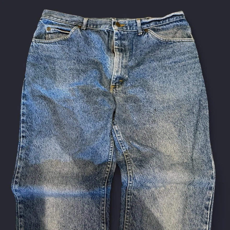 VINTAGE LEE MADE IN USA JEANS classic fit 36x32 - Image 4 of 4