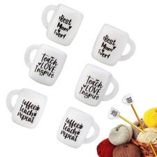 6 Pcs Knitting Needles Point Protectors Silicone Point Stoppers for Craft