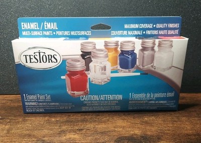Testors Hobby Enamel Kit Small TES9115X Gloss 8 pieces