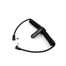 DC Power Cord 5.5 x 2.1mm DC Male Right Angle Coiled Power Cable for Atomos S...