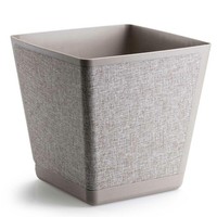 Howhomely Pflanztopf Blumentopf Taupe 24 Cm 9 L PflanzküBel BlumenküBel Modern