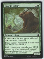 Magic the Gathering - Foil Gnarlid Colony [FDN - 224] - NM/Common