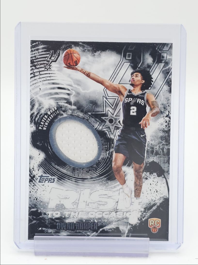 DYLAN HARPER 2025-26 TOPPS RISE TO THE OCCASION ROOKIE PATCH SPURS RC Q3464