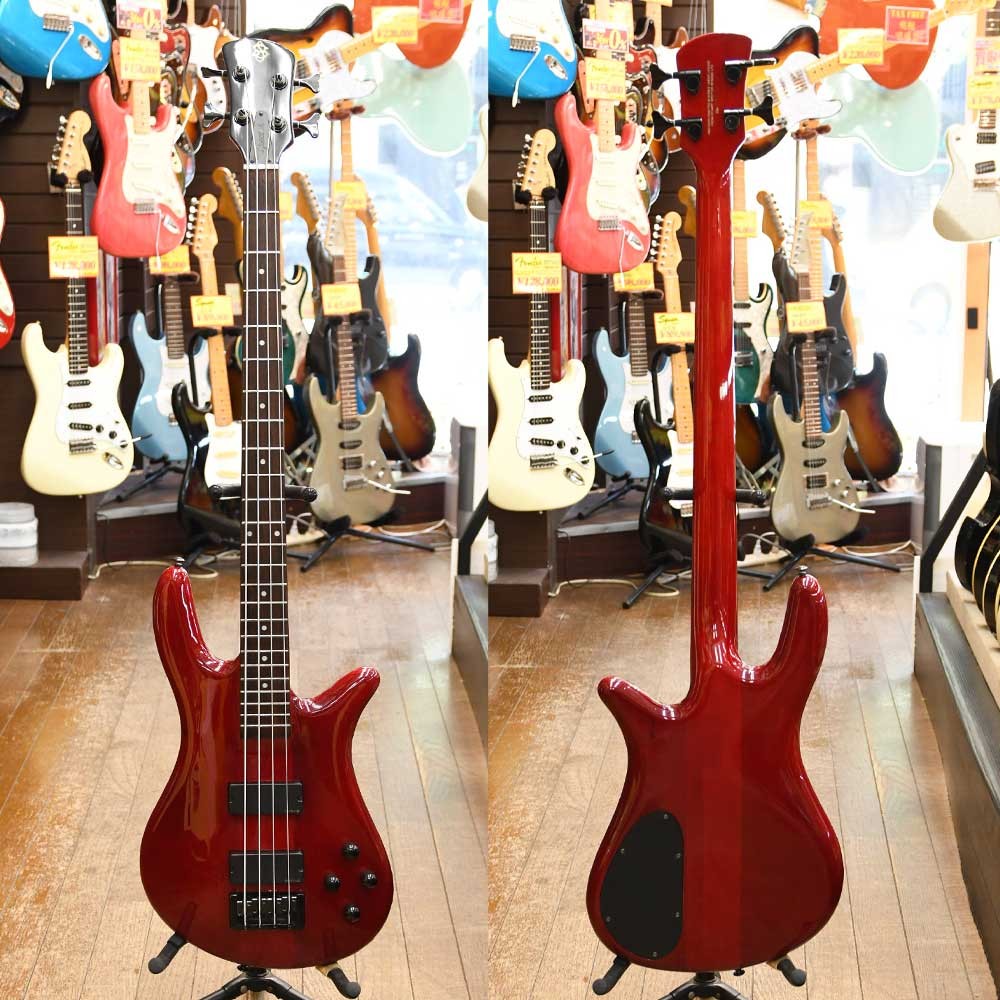 Spector NS-2000 エレキベース 赤 Used 2000 Spector NS2000/4 Trans Red Electric Bass Guitar