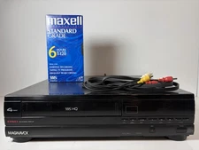 Magnavox VCR VR2040AT01 VHS Cassette Player-Recorder Tested/Working