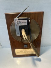 Vintage 1971 Panasonic Radio Wall Plaque Sign Sales Award Oceana Import Co. RARE