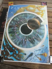 1995 PINK FLOYD Pulse LP European Subway Promo Poster 39 x 54 1/2 Inches VG+