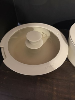 CAROTE 5 PCS COOKWARE SET WITH  GLASS SILICONE SOME WEAR DUE TO USAGE USED