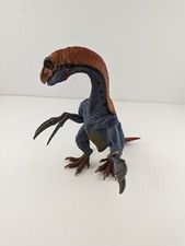 SCHLEICH 2013 Therizinosaurus D-73527 Dinosaur Prehistoric Figure toy Red Blue