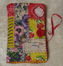 Slow Stitch Needle Book/Sewing Kit, Completed, OOAK