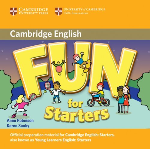 Fun for Starters Audio CD, Saxby, Karen, Robinson, Anne, New condition, Book