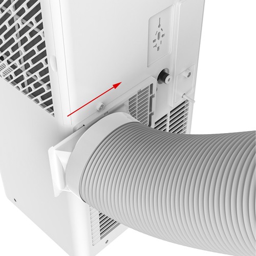 9000BTU Portable Air Conditioner 3-In-1 Mobile Fan Cooler Dehumidifier White - Picture 18 of 20