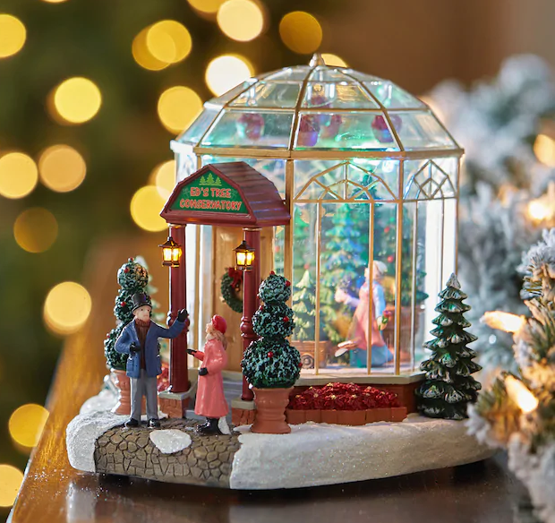 Carole Towne Musical LED Lighted Christmas Village Tree