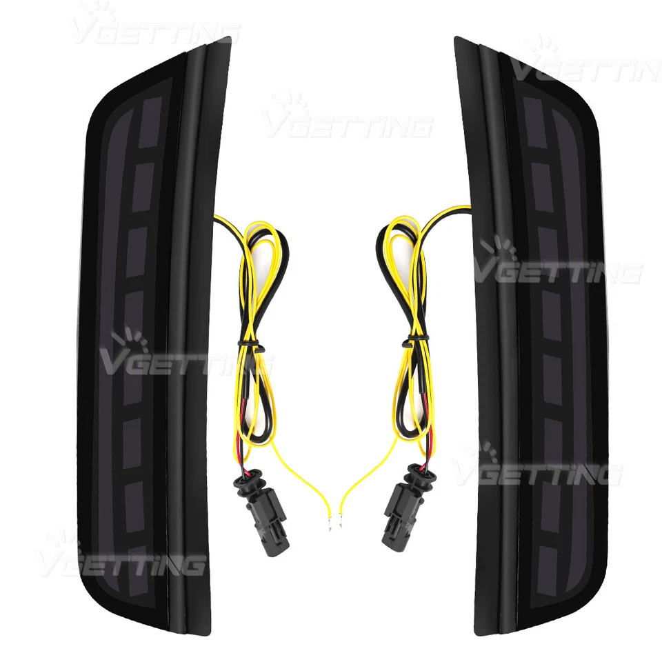 For 2021 2022 2023 Jeep Grand Cherokee LED Side Marker Light w/ Turn Signal Pair - Image 2 of 4