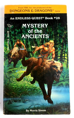 Endless Quest #28: Mystery of the Ancients CYOA D&D RPG Adventure ...