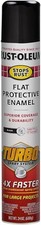 Rust Oleum Stops Rust Turbo Spray Paint Flat Black 24 Ounce For Large Projects