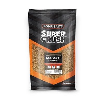 Sonubaits SuperCrush | Maggot Fishmeal 2kg | Premium Grundfutter Feeder Angel