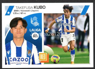 TAKEFUSA KUBO #15 REAL SOCIEDAD CROMO LA LIGA ESTE 2023-24 PANINI