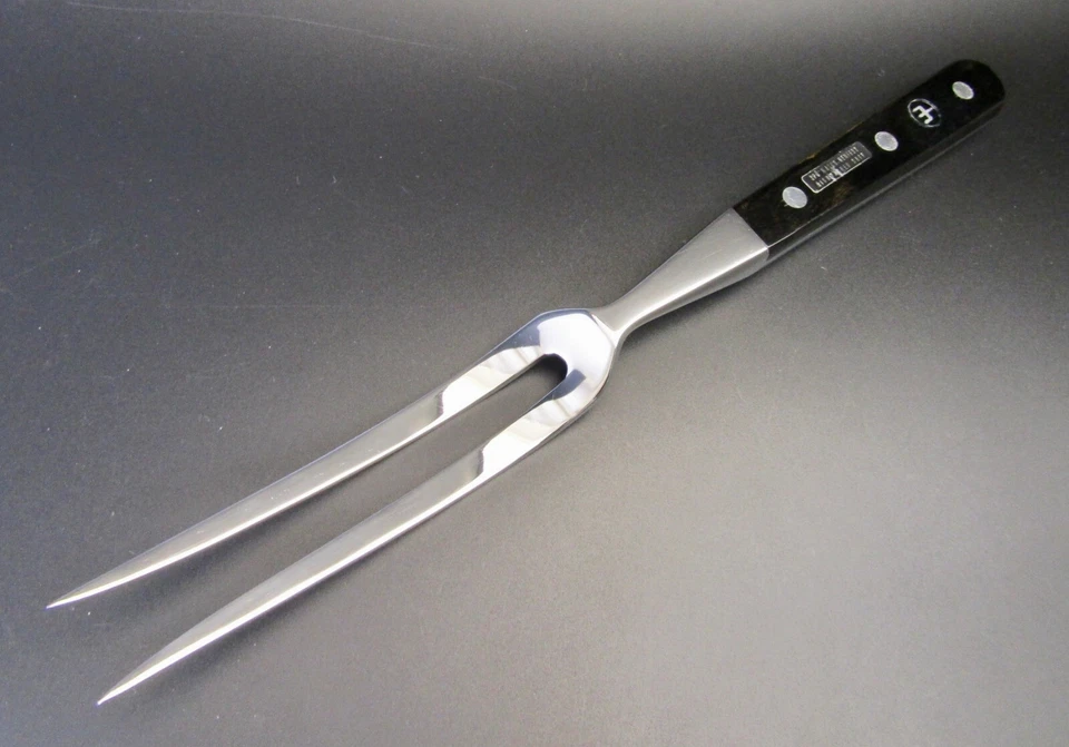 HORQUILLA DE TALLA WÜSTHOF DREIZACK Vintage Hecha en Solingen Alemania SIN USAR Foto 4 de 4