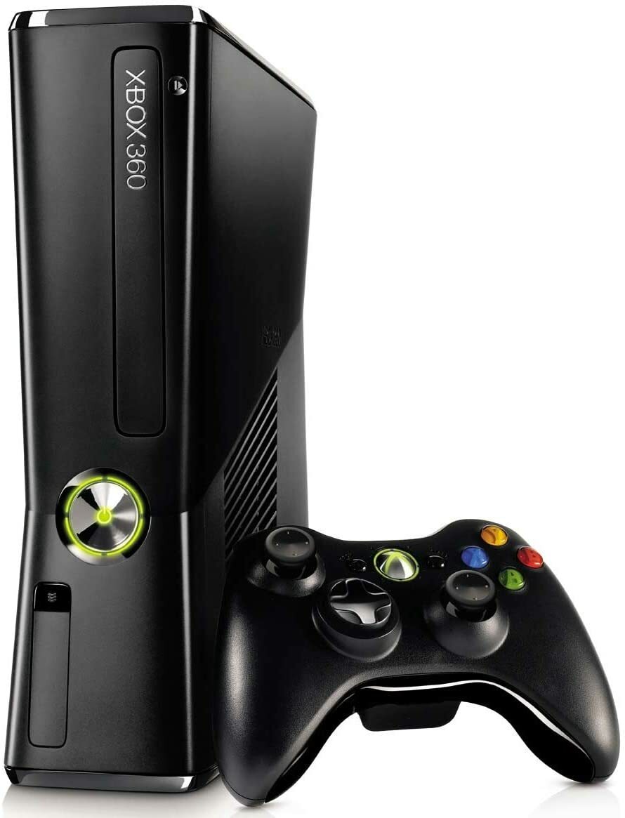 Microsoft Xbox 360 Slim - 250Gb Black Console (PAL) Fast and Microsoft Xbox 360 Slim - 250Gb Black Console (PAL) Fast and
