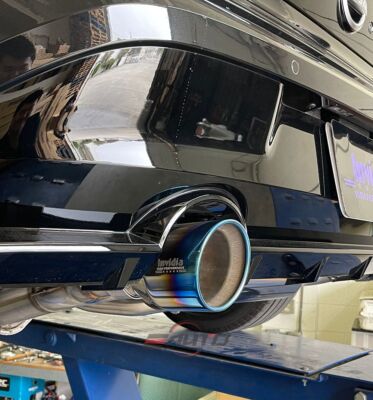 INVIDIA GEMINI Rolled Titanium Tip Catback Exhaust for Nissan Z