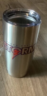 Sioux Falls Storm UIF United Indoor Football Champions Travel Mug New In Package