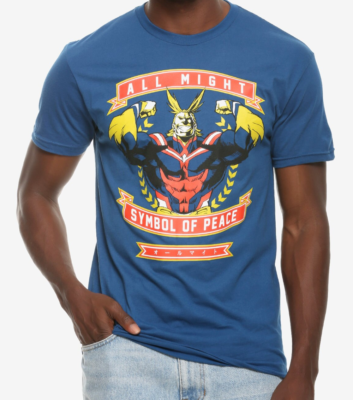 T-shirt My Hero Academia - All Might Et Izuku Midorya - Blanc - Taille M - Homme