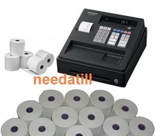 TILL ROLLS - Sharp XE-A107 Cash Register Rolls XEA-107 XEA107 XE A 107 BK Black 