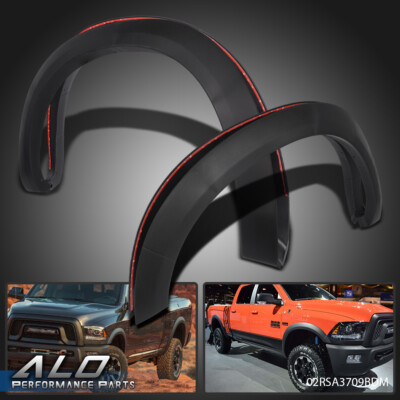 Factory Style Bolt On Fender Flares Fit For 09-18 Dodge Ram 1500 Black New