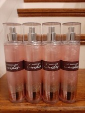 BATH AND BODY WORKS BBW A THOUSAND WISHES DIAMOND SHIMMER MIST SPRAY 4 NEW 8 OZ
