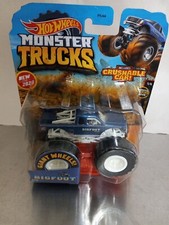 2020 New BIG FOOT Hot Wheels Monster Trucks  with Crushable Car NEW