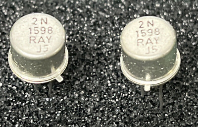 RAYTHEON 2N1598 Silicon Controlled Rectifier, 300 Volt, SHORT LEADS (LOT OF 2)