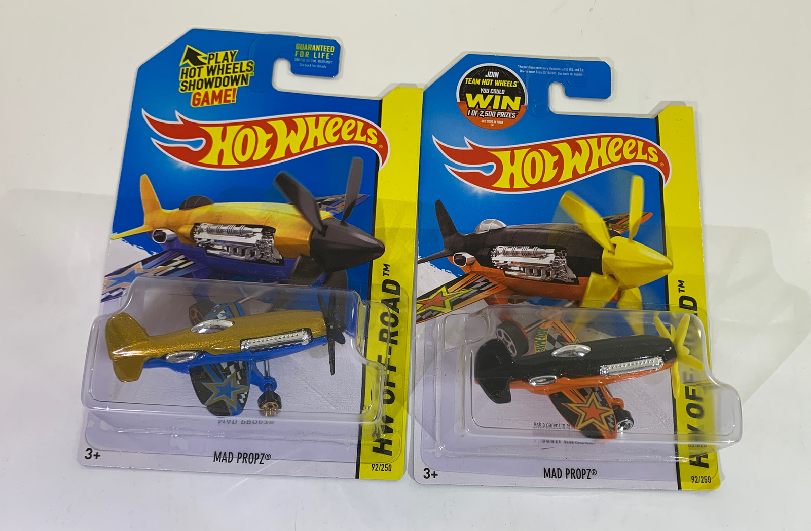 Hot wheels 2013 Mad Propz Lot of 2