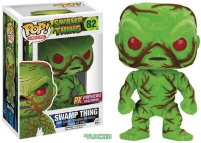 Funko Pop! DC - Swamp Thing Flocked PX Previews Exclusive #82 ~FREE SHIPPING!