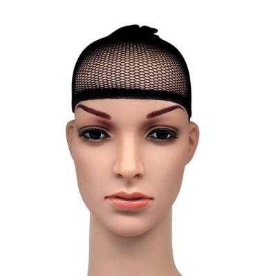 Unisex Perückenkappen für Perücken Haare dehnbar atmungsaktiv Strumpf Hair Liner schwarz
