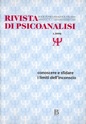 MAGAZIN FÜR PSYCHOANALYSE NR. 1 2009 BORLA - UNBEWUSSTE GRENZEN KENNEN UND HERAUSFORDERN
