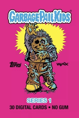 2020 Topps WAX DIGITAL Garbage Pail Kids Series 1 30 Card MEGA PACK NFT Rare GPK