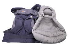 Ergo Baby 360 With Infant Insert 4 Position Baby Carrier Grey 7*-33lbs