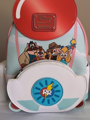 Disney Parks Loungefly Mini Backpack - Disney100 Chip \'N Dale\'s Rescue Rangers Amazon.com: Loungefly Chip N Dale Rescue Rangers AOP Women main image 3