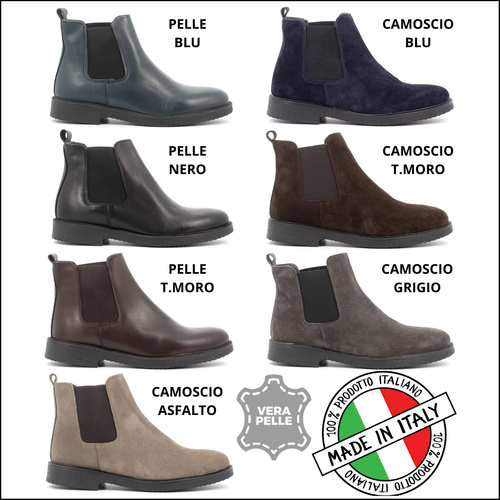 Non-fashion stivaletto beatles uomo camoscio nero galeotti calzature senza  chiusura neri - Stileo.it