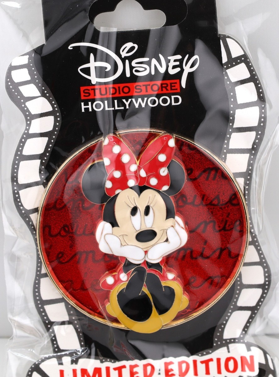 DSSH Disney Studio Store Hollywood Minnie Mouse Cursive Cutie Pin