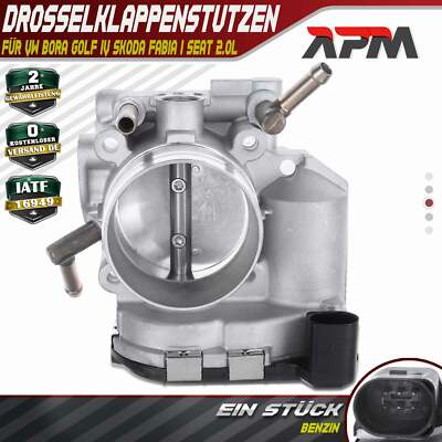 Drosselklappe Drosselklappenstutzen für VW Bora Golf IV Skoda Fabia I Seat 2.0L