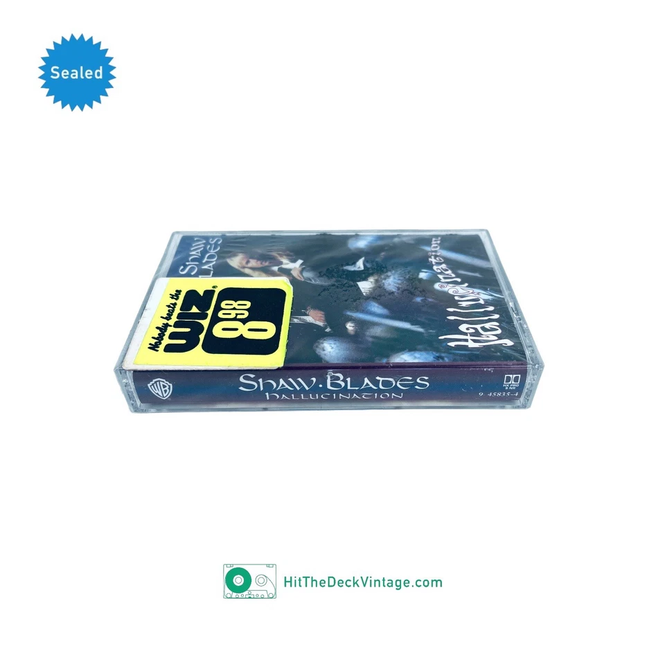 Shaw Blades - Hallucination Cassette Tape (1995) US 1st Styx Night Ranger SEALED - Image 3 of 4