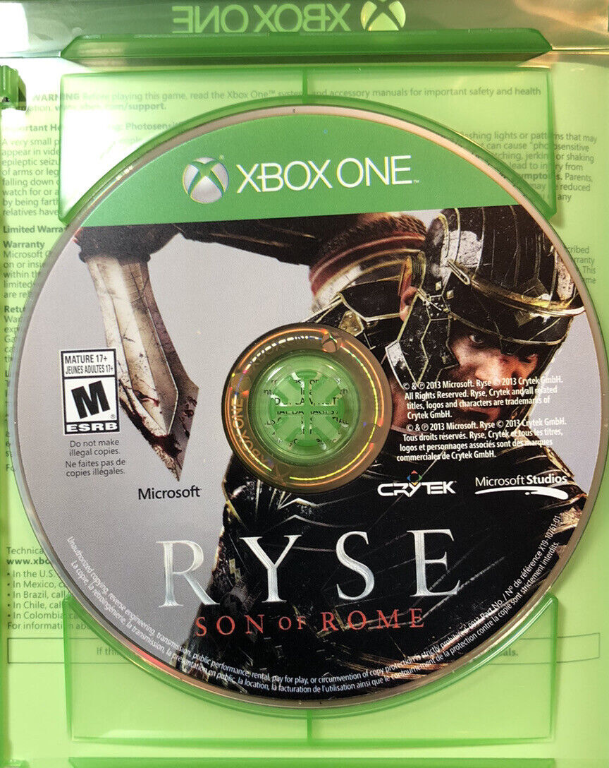  Ryse: Son of Rome Day One Edition - Xbox One : Video Games